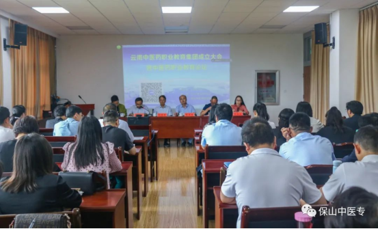 云南中医药职业教育集团在保山中医专成立